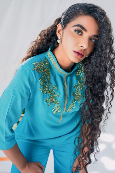 "Aquanovus" dress from the Celestial Reverie Collection by Berry Bosom. 