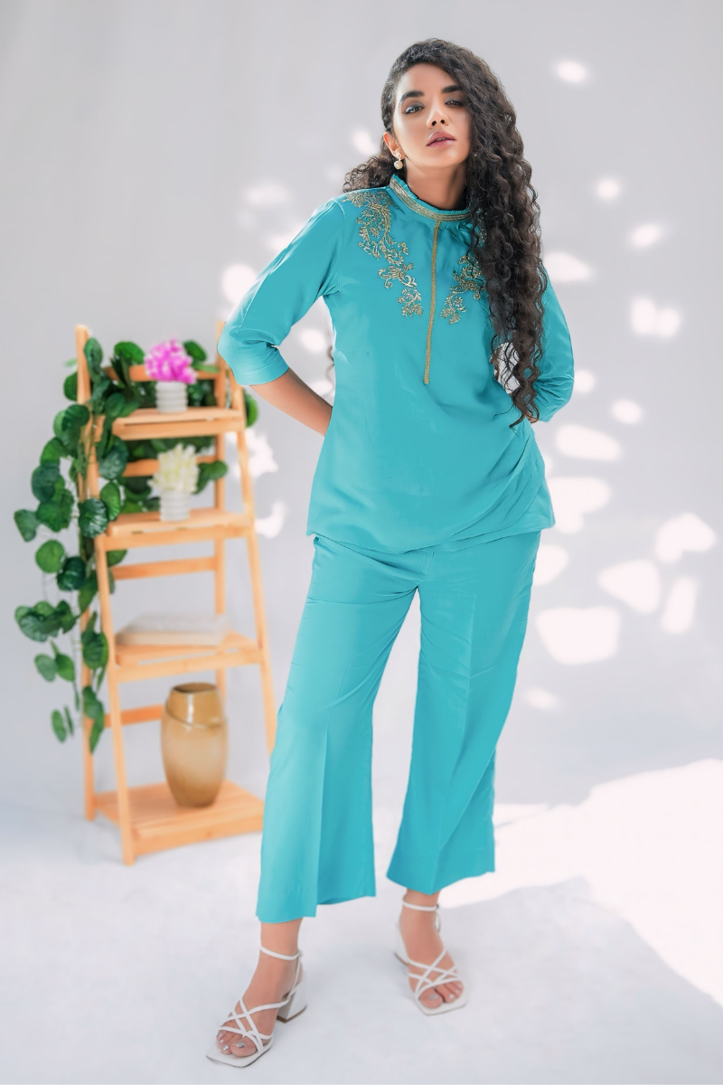 "Aquanovus" dress from the Celestial Reverie Collection by Berry Bosom. 