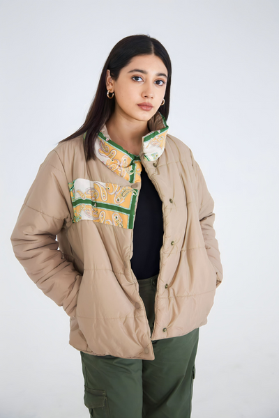 Terra Brown Puffer Jacket