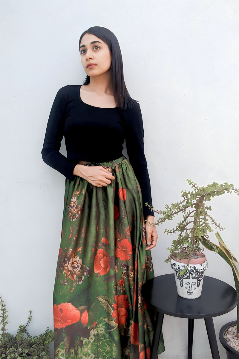 Verde Vogue Green Skirt