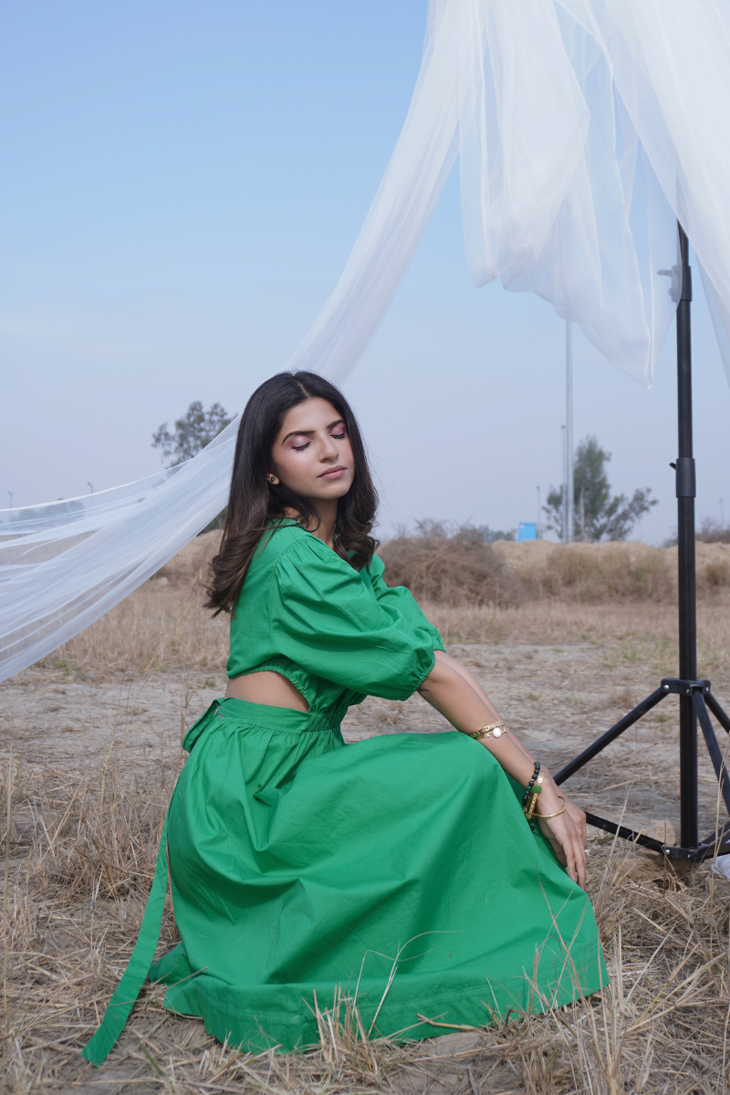 Meadow Green Dress