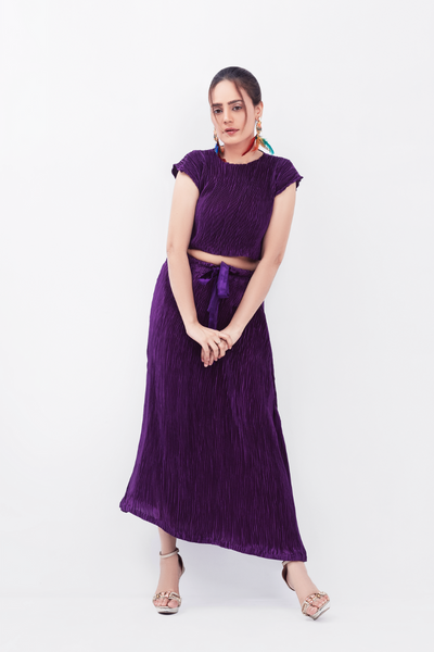 Pleated Chic Coordinated Set