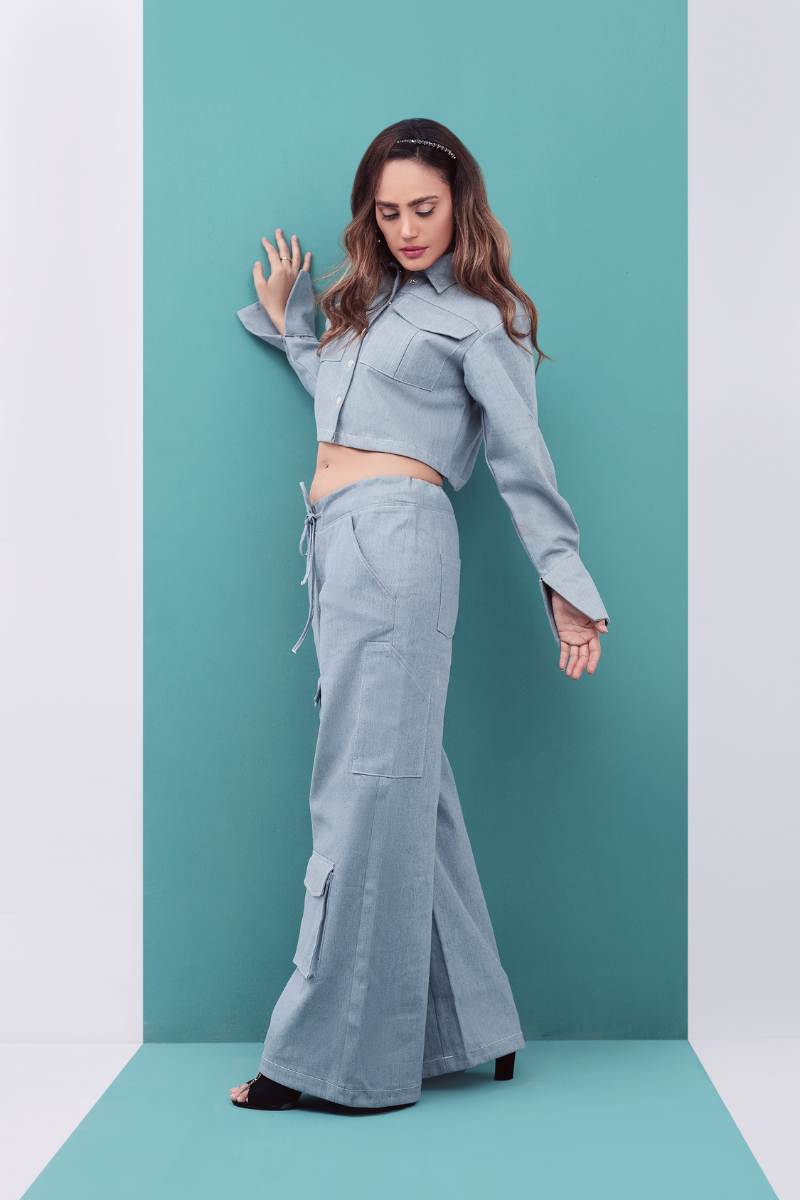Builder Denim Cargo Dress