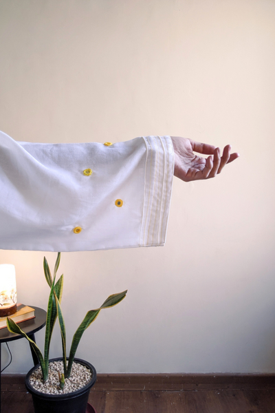 Chic White Minimalist Kurta