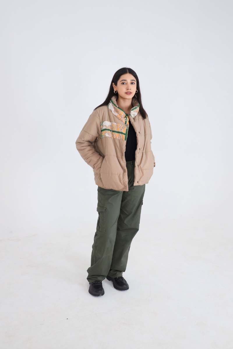 Terra Brown Puffer Jacket
