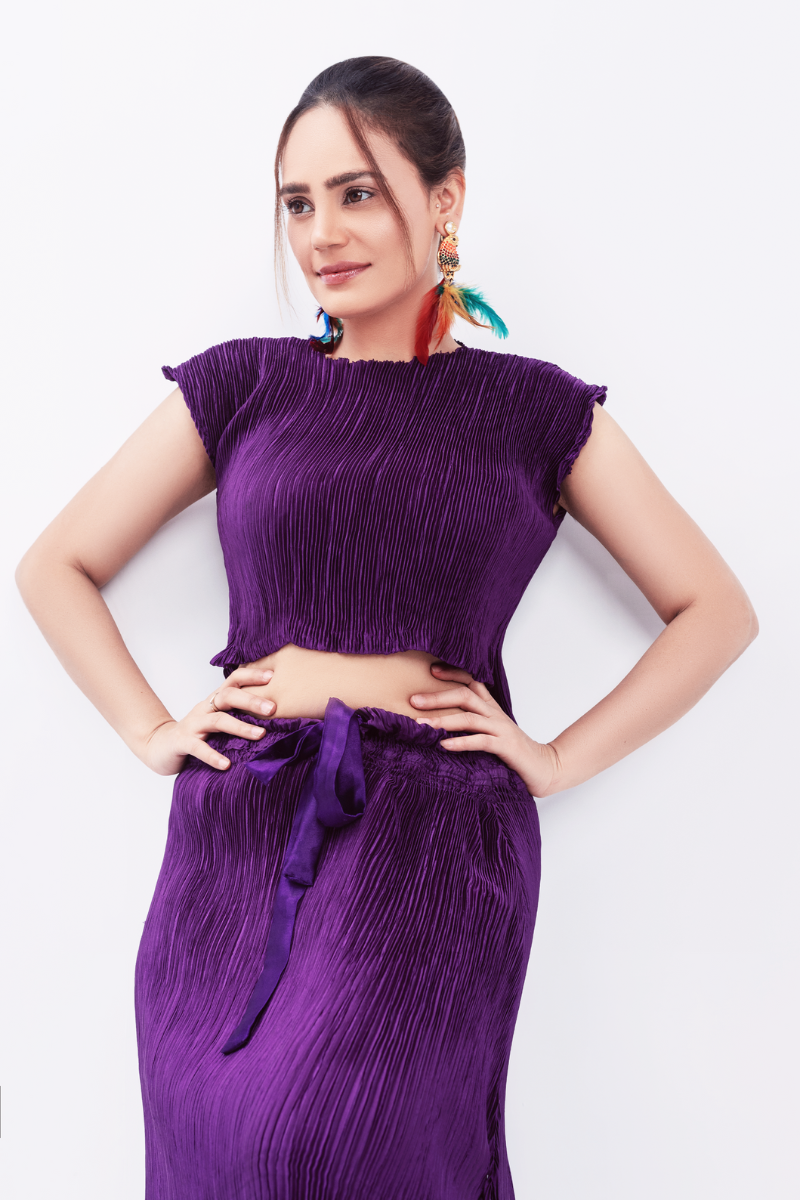 Pleated Chic Coordinated Set