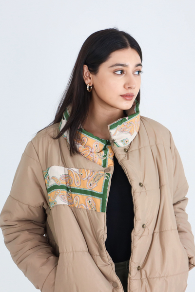 Terra Brown Puffer Jacket