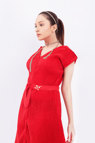 Bloom Pleated Dress