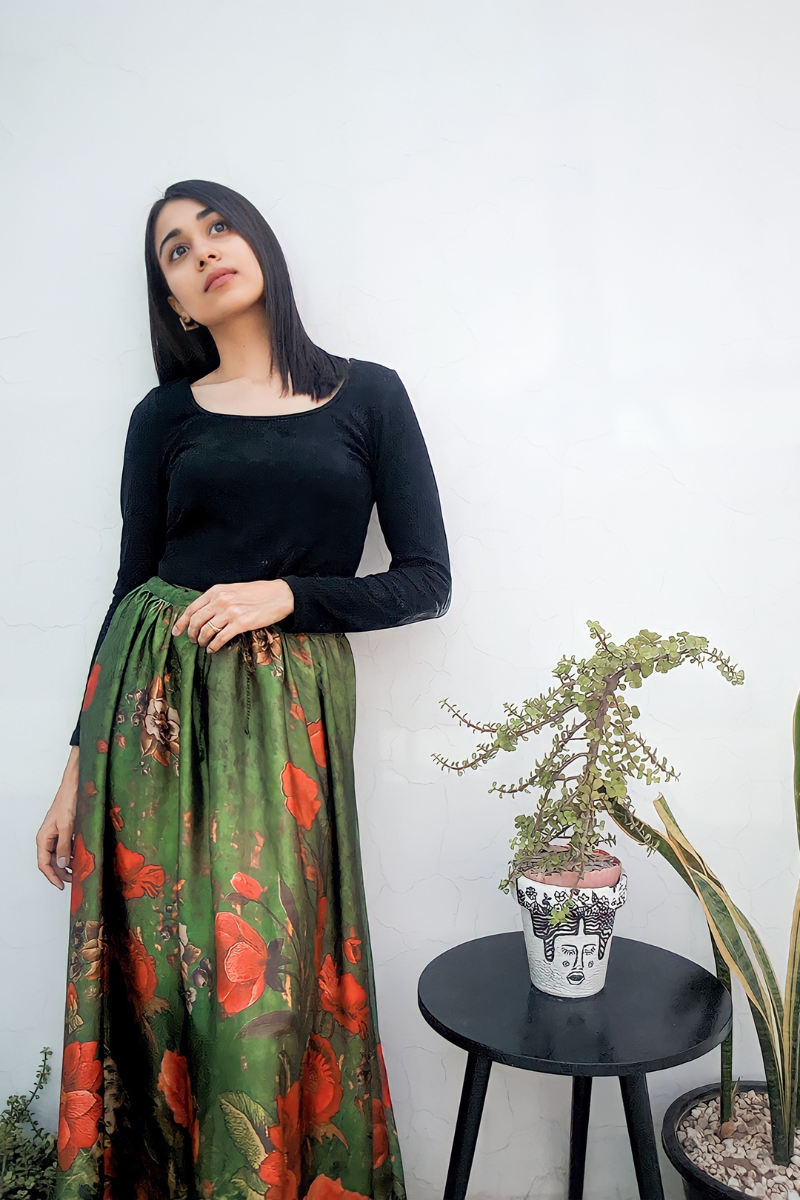 Verde Vogue Green Skirt