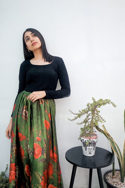 Verde Vogue Green Skirt