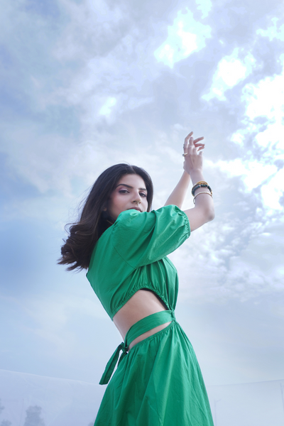 Meadow Green Dress