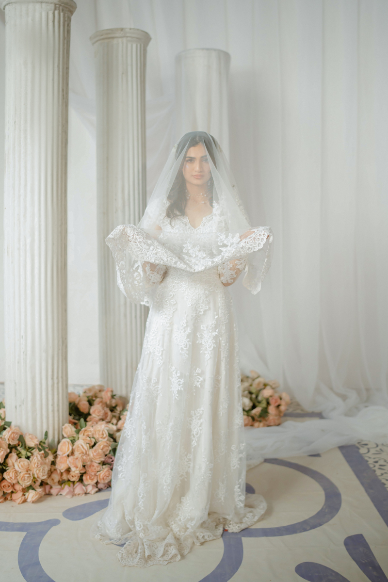 Whispering Orchid Ivory Bridal Dress