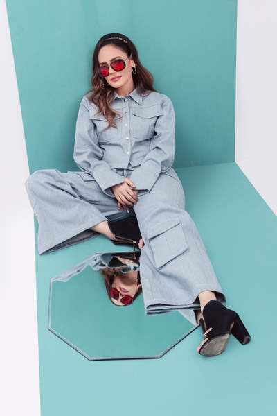 Builder Denim Cargo Dress