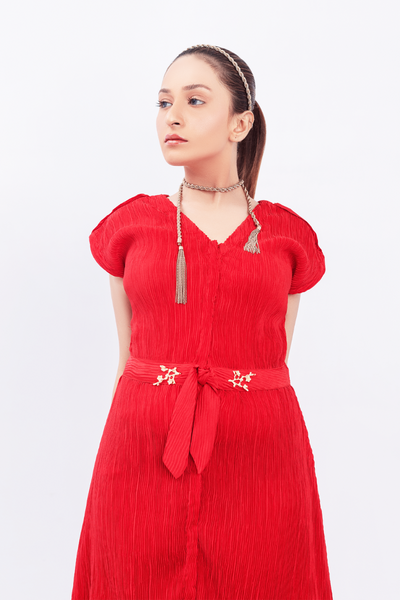 Bloom Pleated Dress