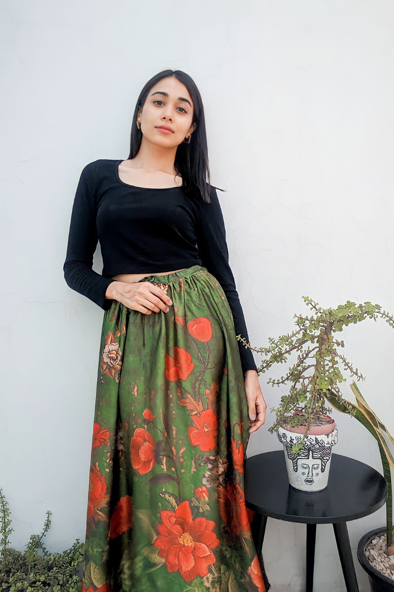 Verde Vogue Green Skirt