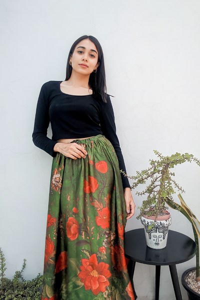 Verde Vogue Green Skirt