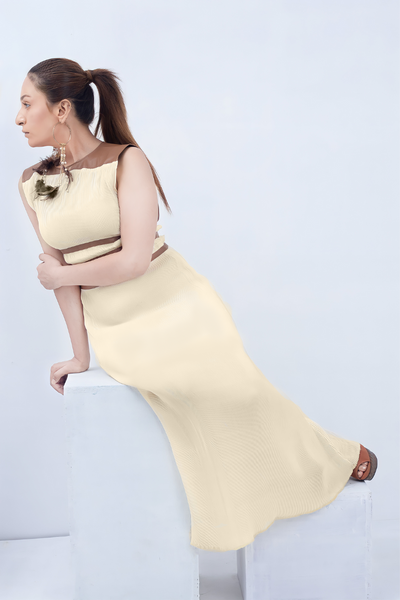 Tulip Pleated Dress