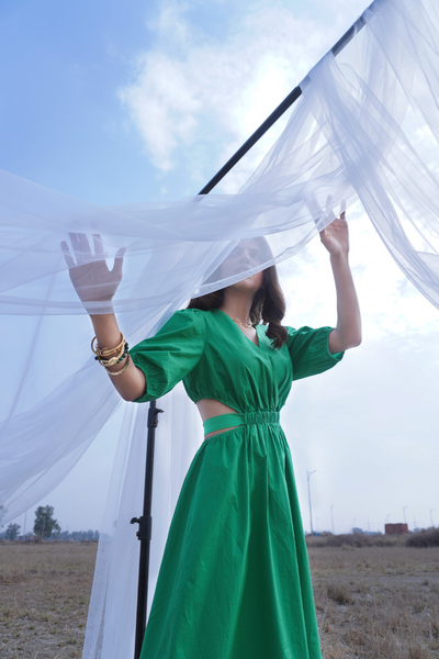 Meadow Green Dress