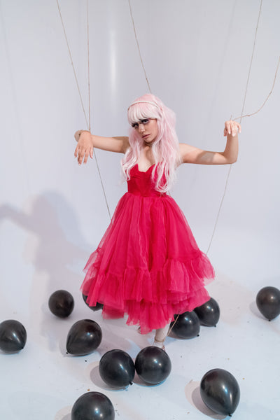 Blush Marvel Barbie Dress