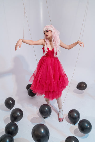 Blush Marvel Barbie Dress