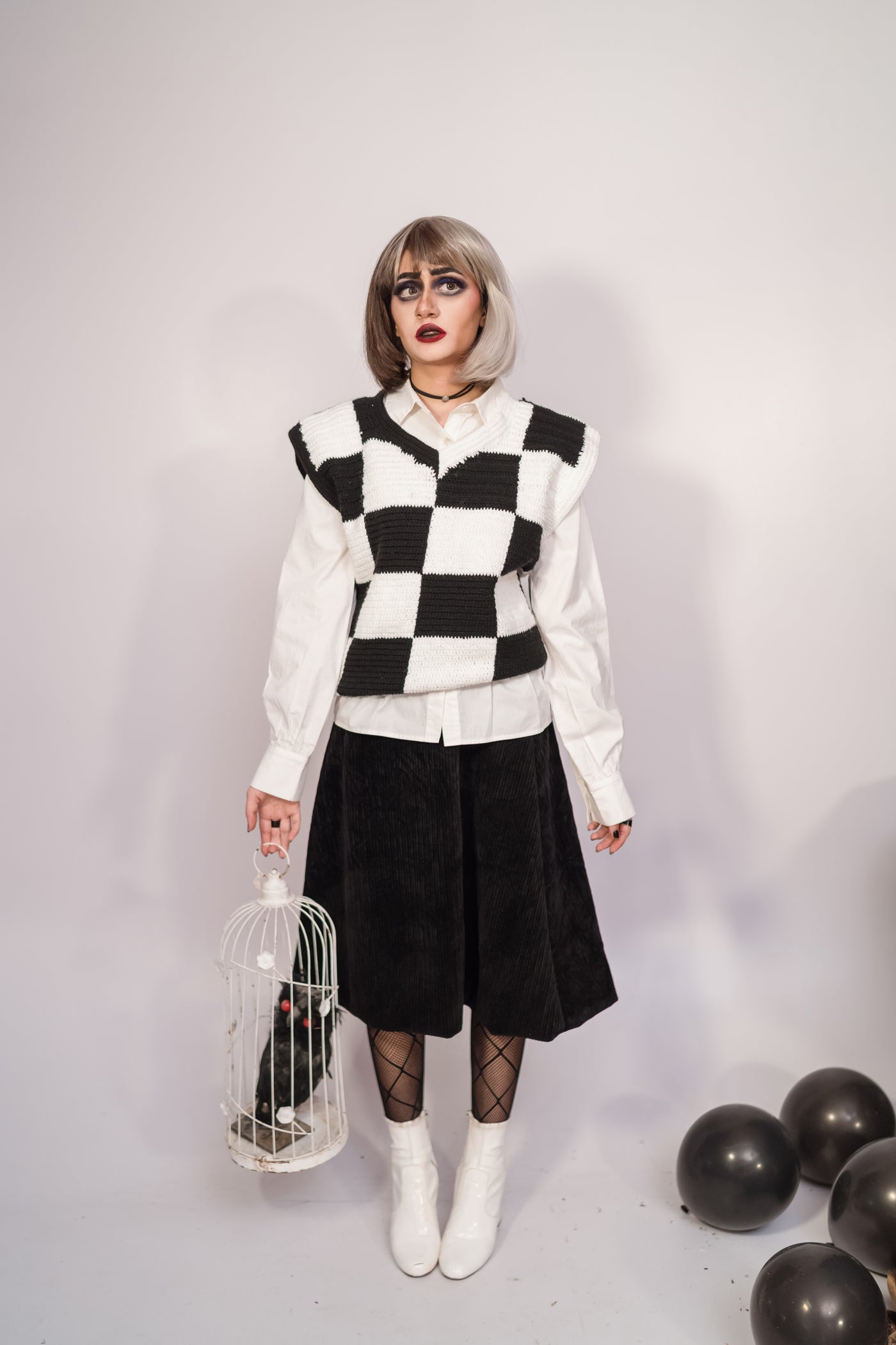 Timeless Checkered Sweater
