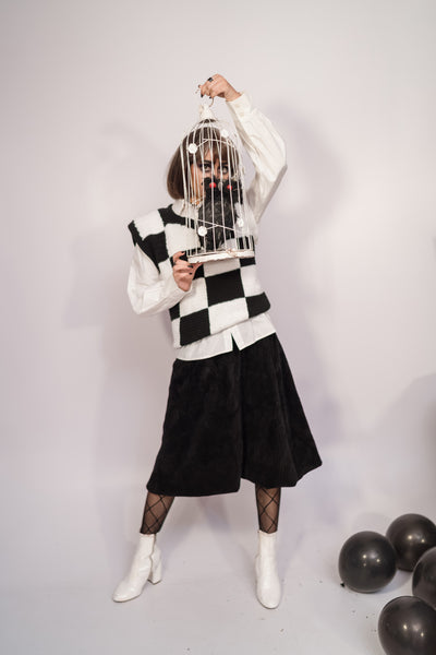 Timeless Checkered Sweater