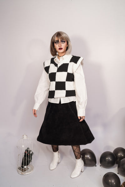 Timeless Checkered Sweater