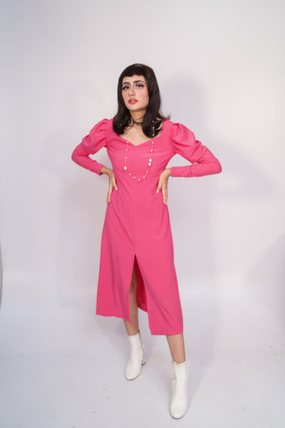 Pink Petal Bodycon Dress